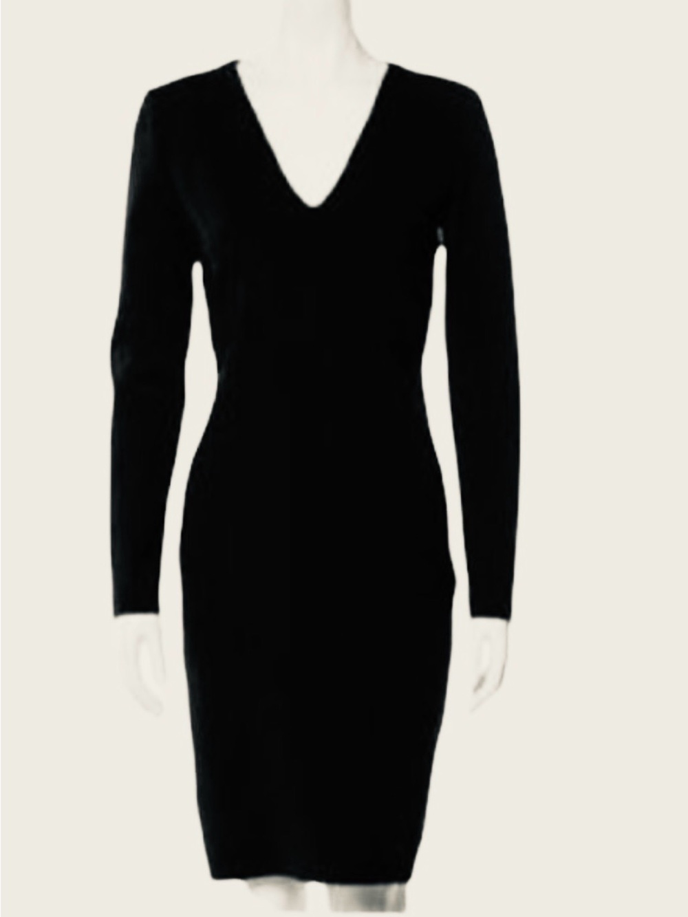 The Row V Neck Long Sleeve Dress